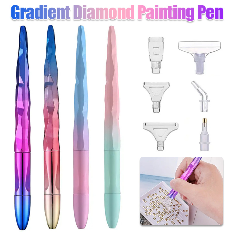 Art Craft Painting - 6 Kalem Uçlu Gradyanlı Elmas Boyama