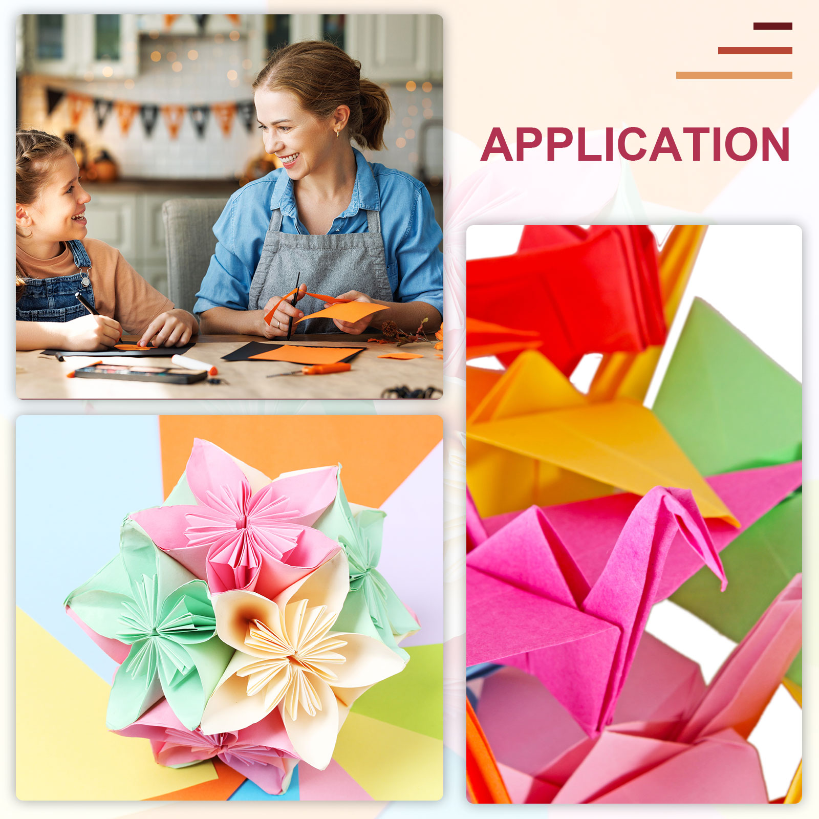 Art Craft Kite - 20 sayfalık Büyük Origami Kağıt Parlak
