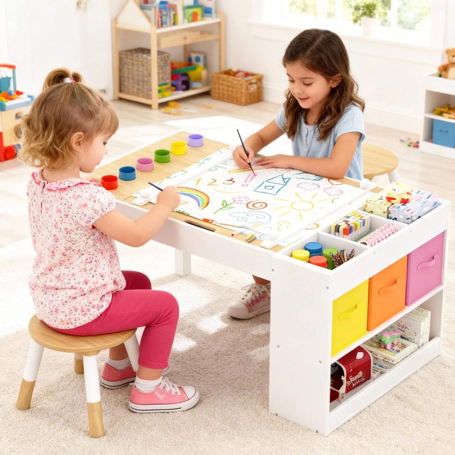School Of Art X Craft - Çocuk Sanat Masası ve 2 Sandalye