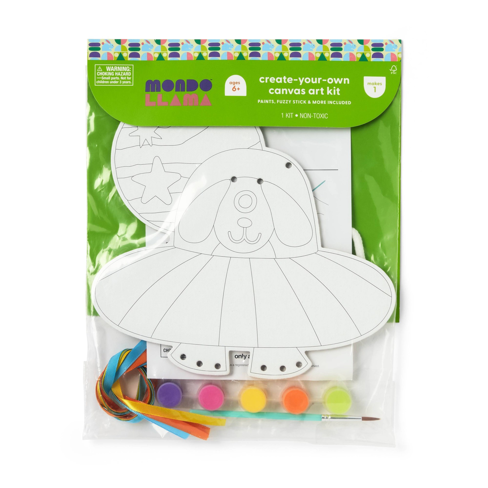 Art Craft Easy - Uzay Köpeği Kanvas Tablo El Sanatları