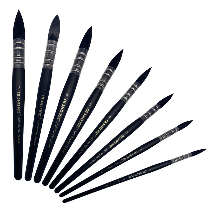 Gouache Paint Set - 1 adet paspas suluboya boya fırçası