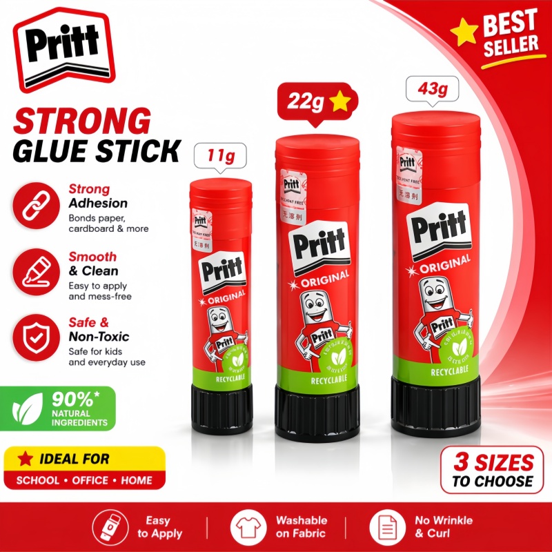 Art Craft For Toddlers - Orijinal Pritt Tutkal Çubuğu Toksik Olmayan
