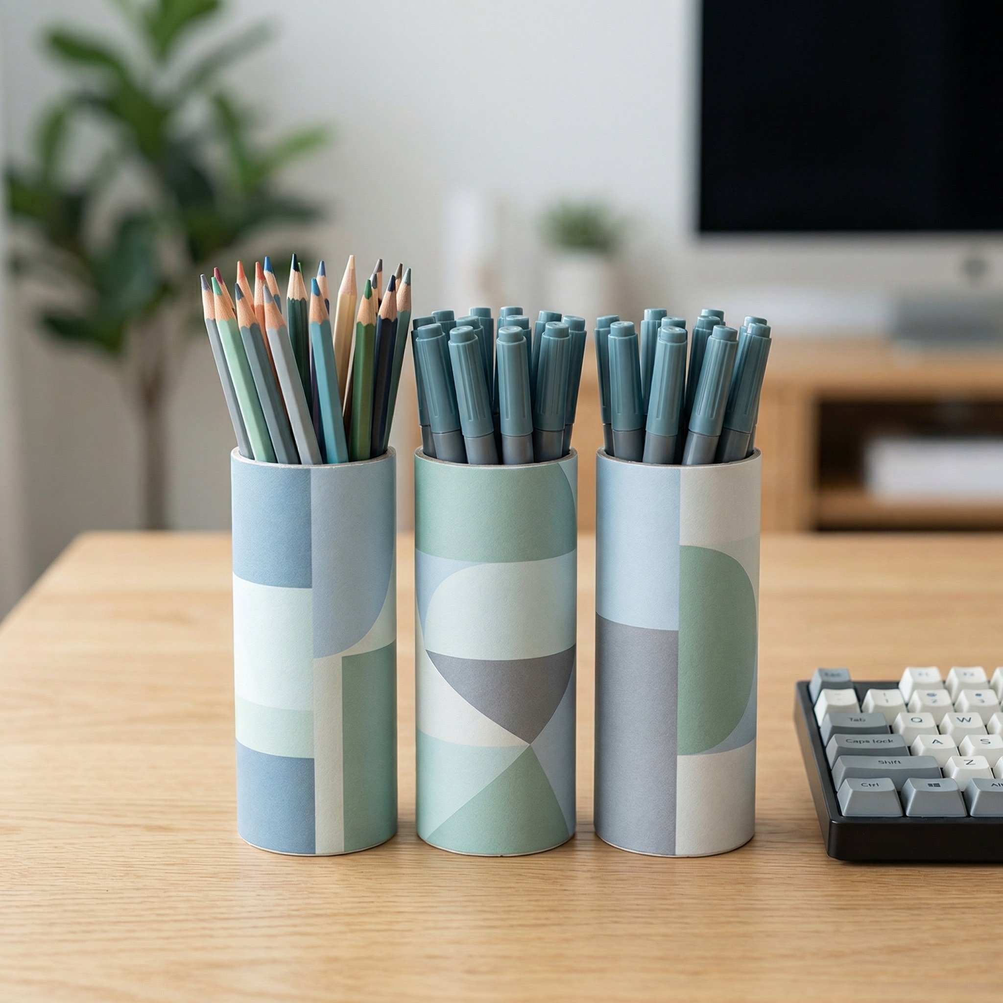 Art Craft Youtube - 40 Adet Karton DIY Ruloları Beyaz