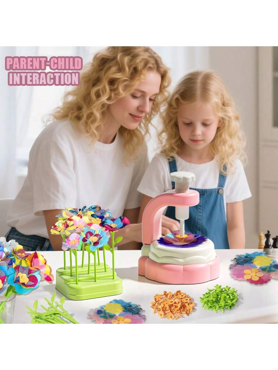Art Craft For Toddlers - Çocuklar için Pres Makineli Çiçek Yapımı
