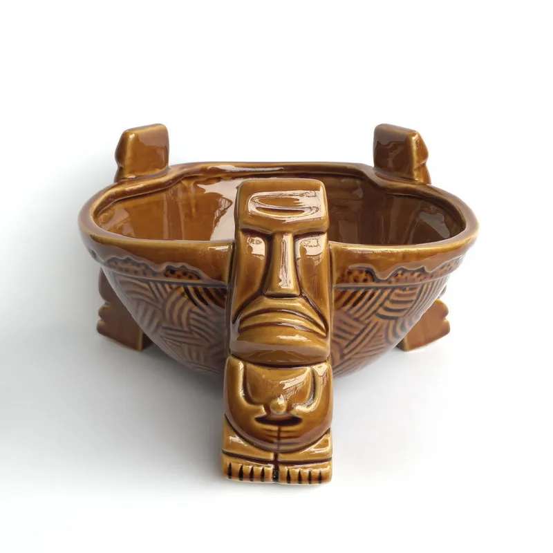 Eco Art Craft - Büyük Tiki Kupası Kokteyl Bardağı Bira