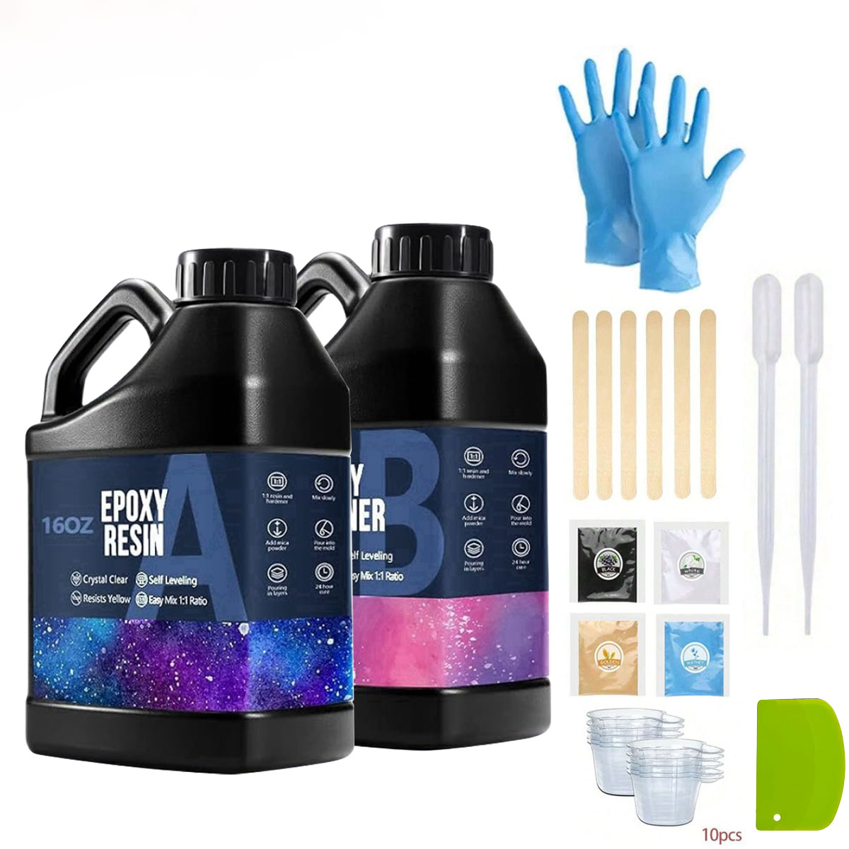 Art Craft Easy - 1000ml Kristal Berraklığında Epoksi Reçine Kiti