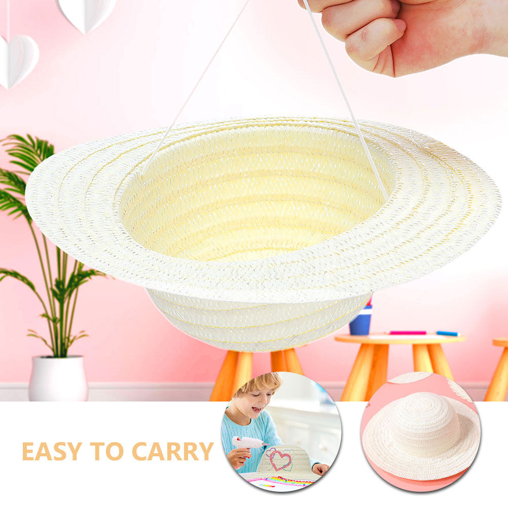 8 Adet DIY Çocuk Hasır Şapkası - Art Craft Painting incelemesi ve fiyatı
