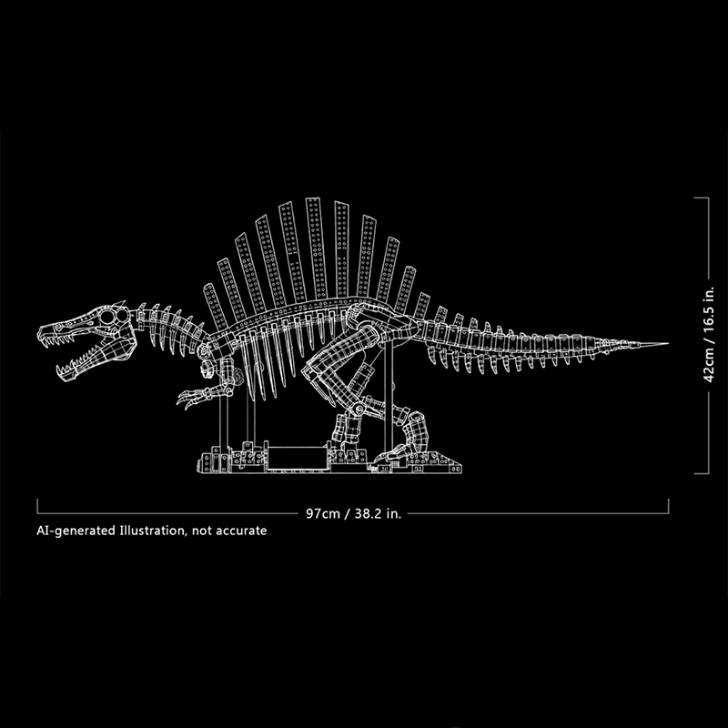 2246 parça MOC Dinozorlar Spin - Art Craft Building incelemesi ve fiyatı