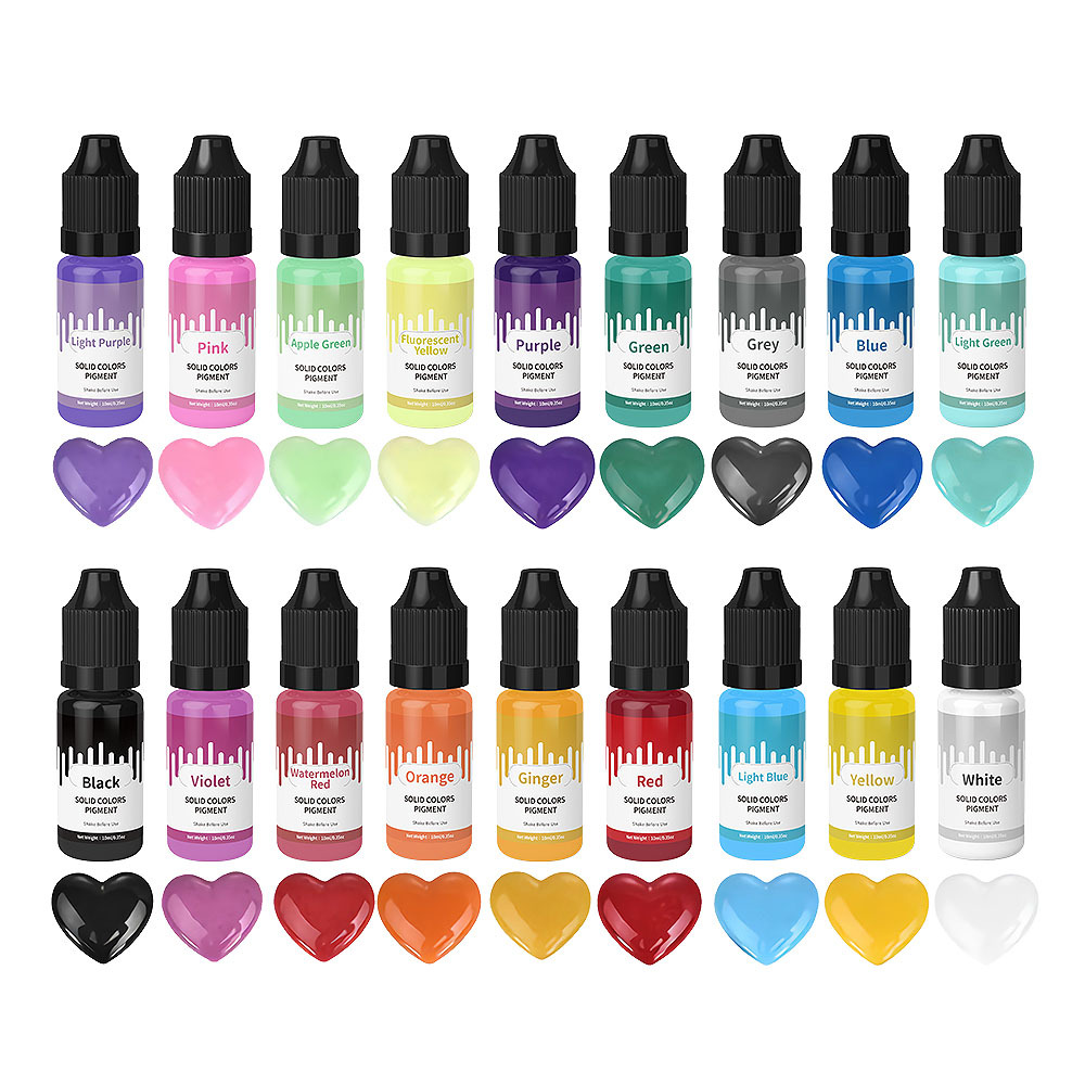 18 renk 10 ml Macaron Katı Pas - Resin Pigment Powder incelemesi ve fiyatı