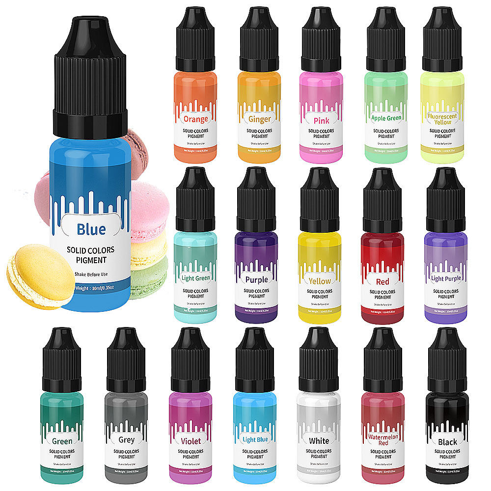 18 renk 10 ml Macaron Katı Pas - Resin Pigment Powder incelemesi ve fiyatı