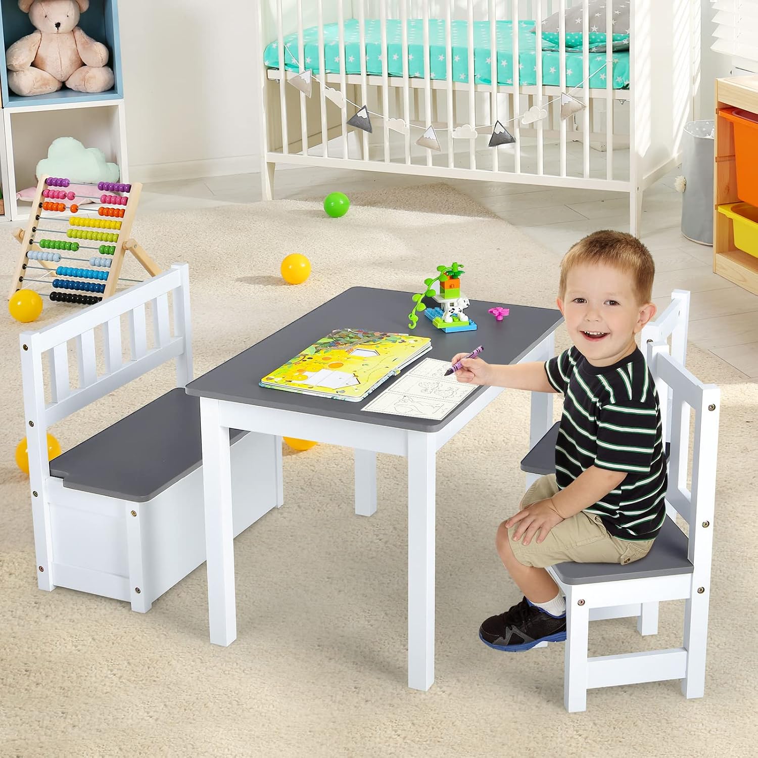 Ahşap Çocuk Masa ve Sandalye S - Art Craft For Toddlers incelemesi ve fiyatı