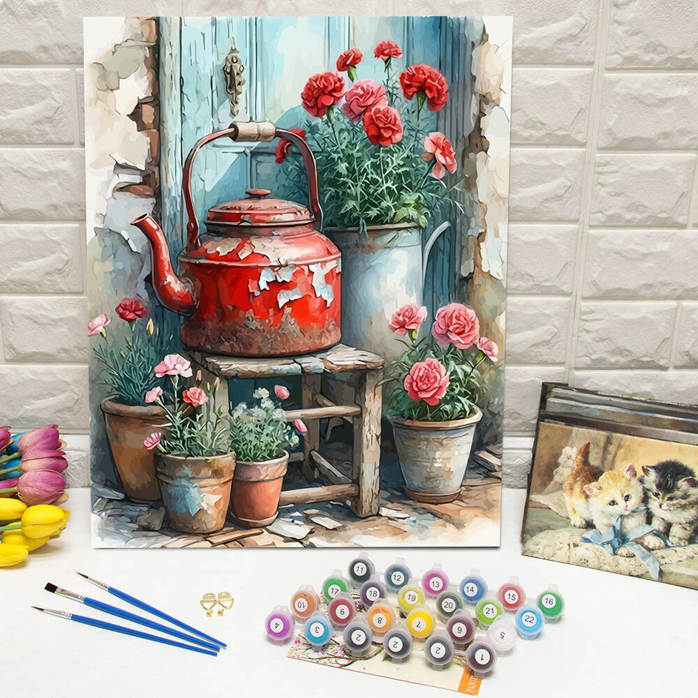 Yağlıboya resim By Numbers Dağ - Art Craft Door incelemesi ve fiyatı