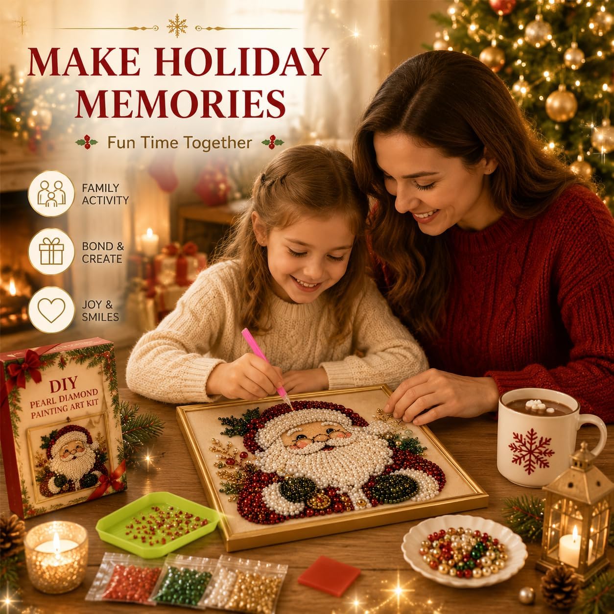 Kendin Yap Noel İnci Elmas Boy - Art Craft Kits For Adults incelemesi ve fiyatı