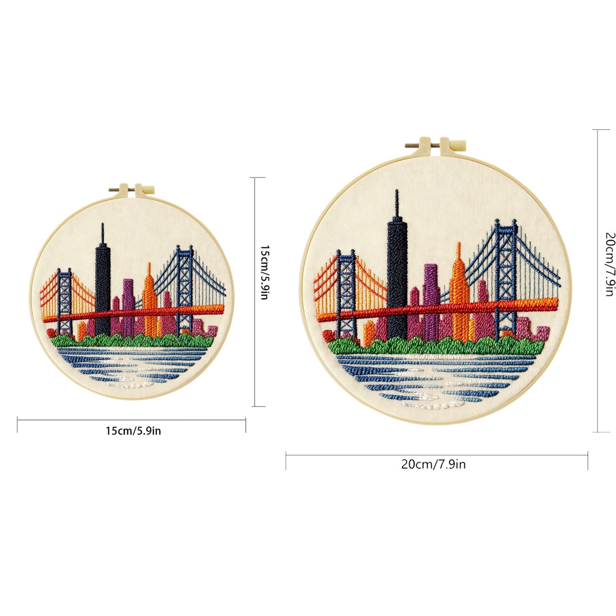 New York silueti 1 adet Diy na - Art And Craft New York incelemesi ve fiyatı