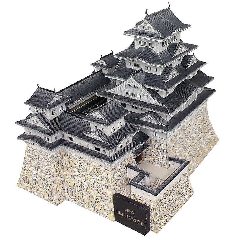 Japonya Himeji kale 3D kağıt m - Art Craft Building incelemesi ve fiyatı