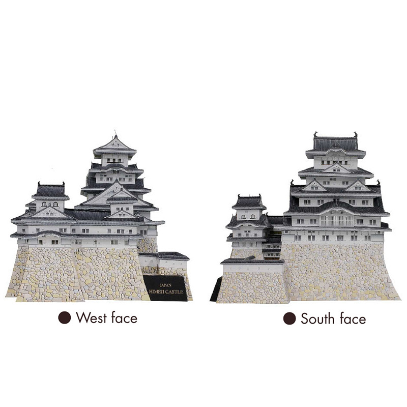 Japonya Himeji kale 3D kağıt m - Art Craft Building incelemesi ve fiyatı