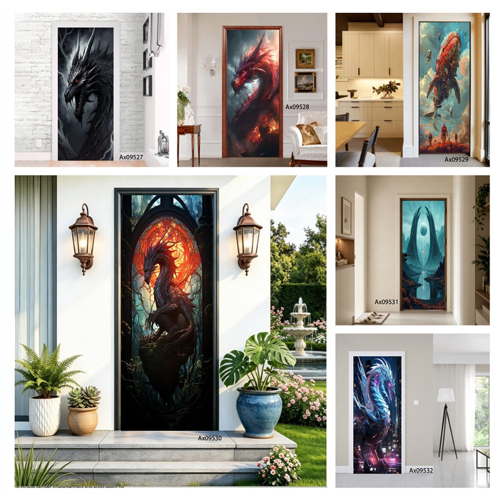Fantezi Ejderha Sanatı Kapı Ka - Art Craft Door incelemesi ve fiyatı
