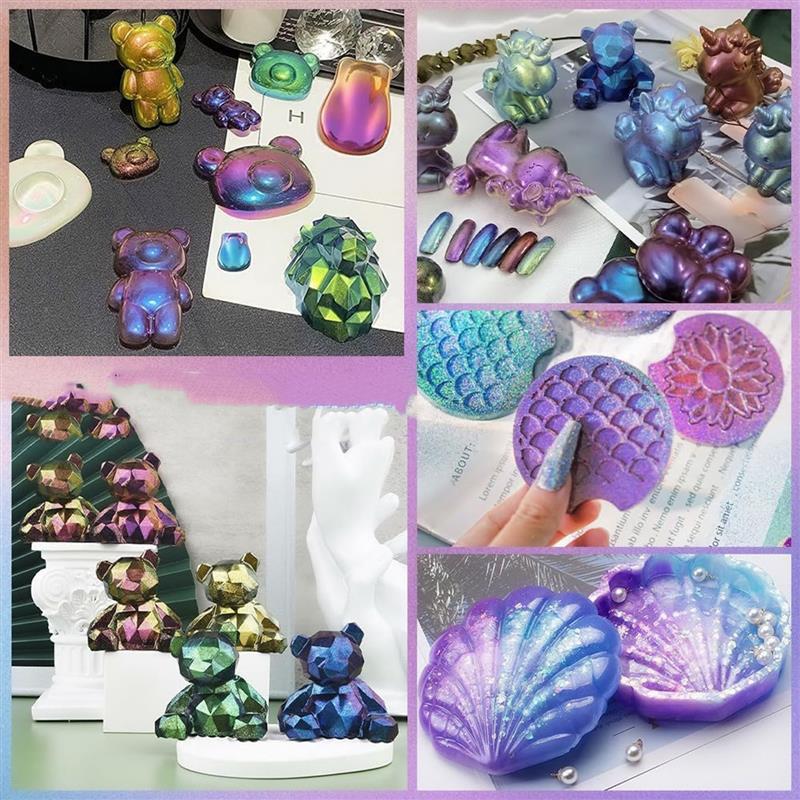 3g ayna chamemunlar reçine Pig - Resin Pigment Powder incelemesi ve fiyatı