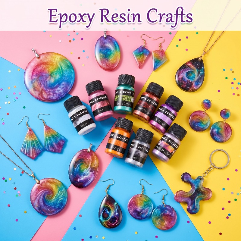 2/24 renkli metal pigment tozu - Resin Pigment Powder incelemesi ve fiyatı