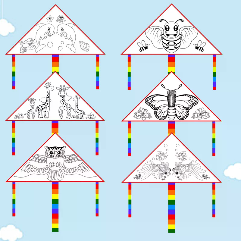 Boş Uçurtma DIY Çocuk Eğitici  - Art Craft Kite incelemesi ve fiyatı