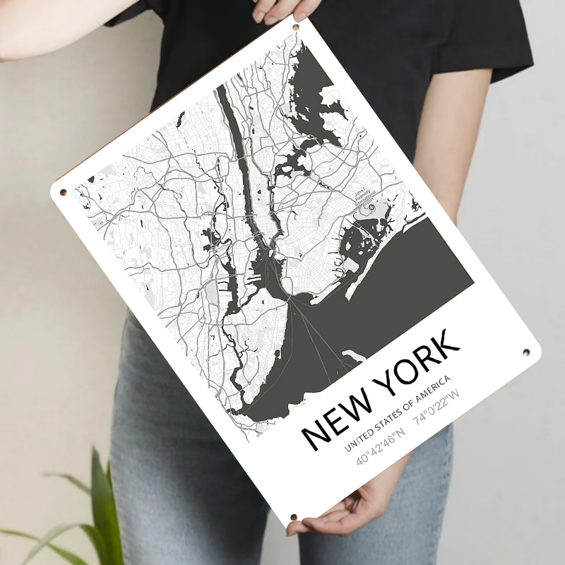 New York Şehir Haritası Sanat  - Art And Craft New York incelemesi ve fiyatı