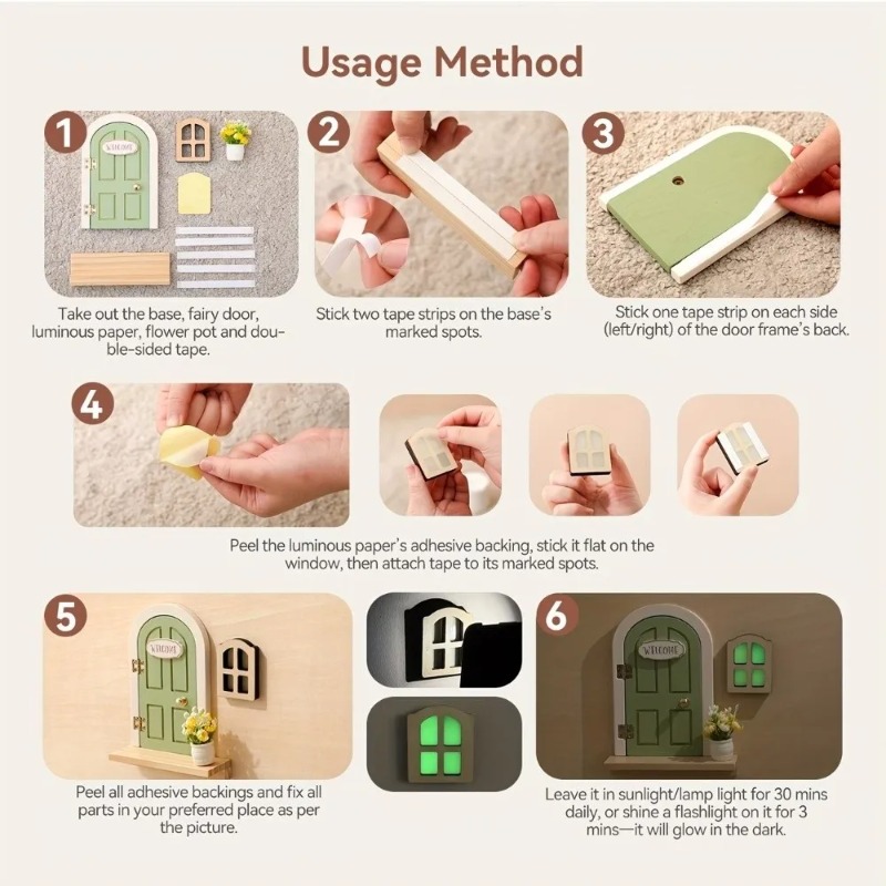 Peri Elf Kapı Işıltılı Mini Ah - Art Craft Door incelemesi ve fiyatı