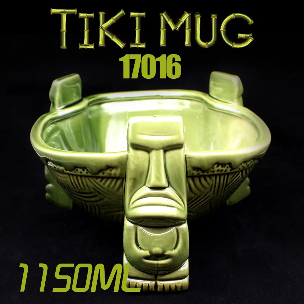 Büyük Tiki Kupası Kokteyl Bard - Eco Art Craft incelemesi ve fiyatı