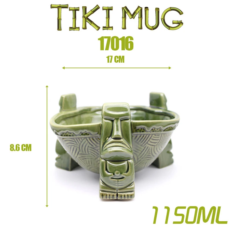 Büyük Tiki Kupası Kokteyl Bard - Eco Art Craft incelemesi ve fiyatı
