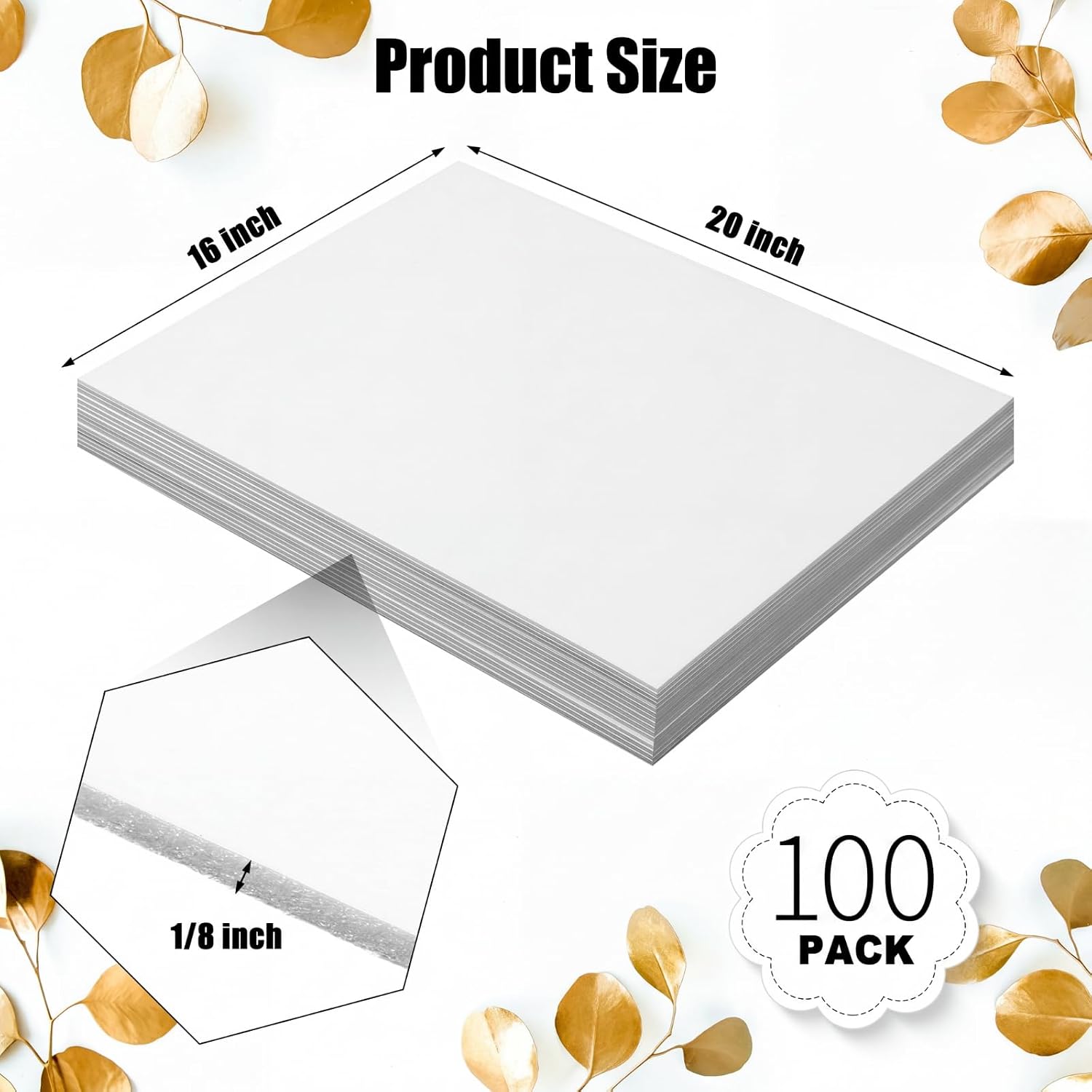 100'lü Paket 16 x 20 İnç Köpük - School Of Art X Craft incelemesi ve fiyatı