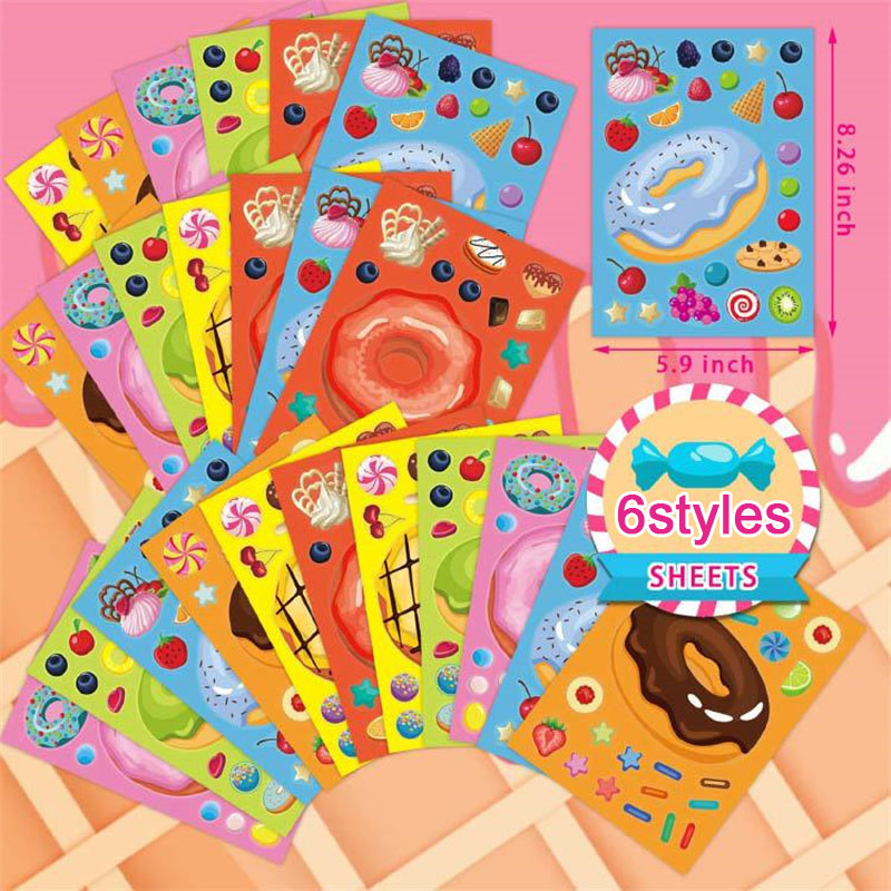 Çocuklar İçin Donut Yüz Çıkart - Art Craft For Toddlers incelemesi ve fiyatı