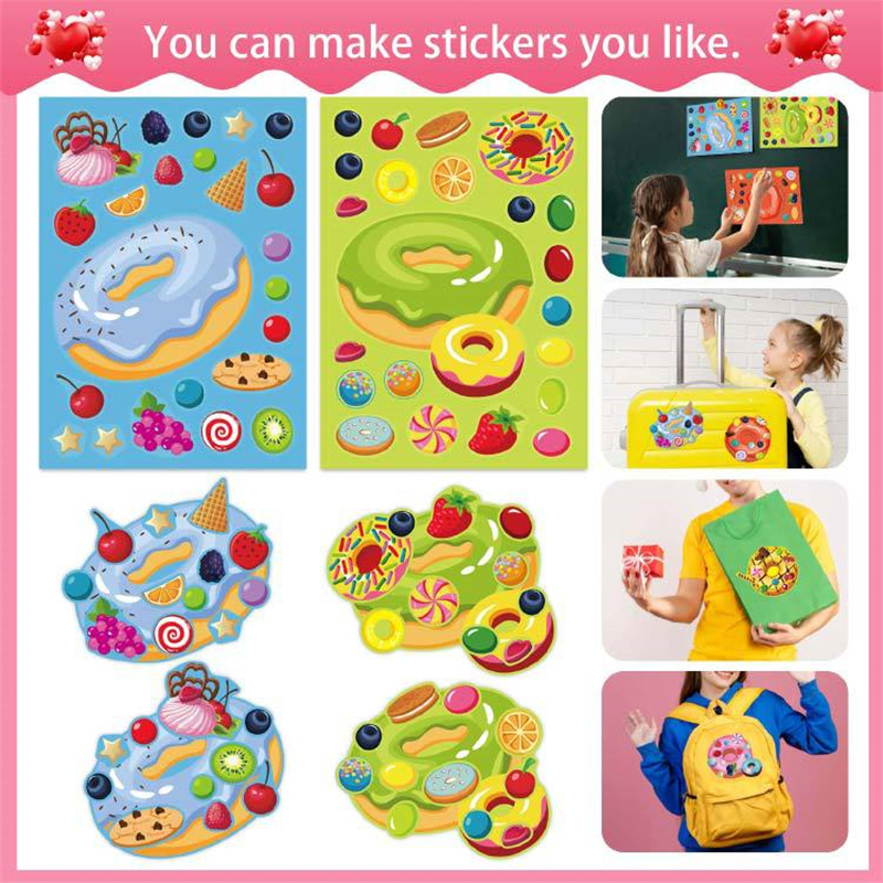 Çocuklar İçin Donut Yüz Çıkart - Art Craft For Toddlers incelemesi ve fiyatı